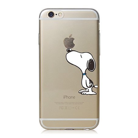 Carcasa protectora ultrafina Licaso®, para iPhone 7 de silicona TPU, silicona TPU, Snoopy, iPhone 7