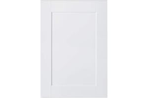 GENERIC Gloss White Replacement Kitchen Unit Cupboard Doors Compatible with Howdens Burford (717mm x 596mm)