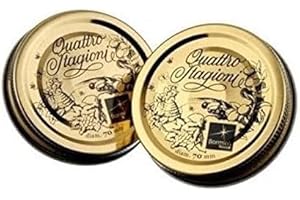 ALMASTORE 18 CONFEZIONI 70 mm (36 Tappi) Capsula Quattro Stagioni BORMIOLI | Per Vaso o Barattolo | CONSERVA | Tappo