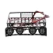 Produktbild Fcostume Dach-Gepäckträger-LED-Licht-Fernsteuerungskletterndes Auto für scx10 90046 Trx4 (Schwarz)