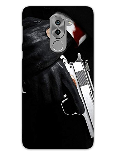 MADANYU Assasin Gun Designer Printed Hard Back Shell Case for Honor 6X