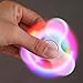 Price comparison product image LED Light Tri Fidget Hand Finger Spin Spinner Toy for Relieving Stress, Perfect For ADD, ADHD, Anxiety, and Autism Adult Children (Red)