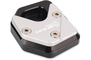 KATIE DEVI For DUCATI Streetfighter V4 V4S Panigale V4 S V4S 2018-2022 Motorcycle Accessories Kickstand Extension Plate Foot Side Stand Enlarge Pad (black)