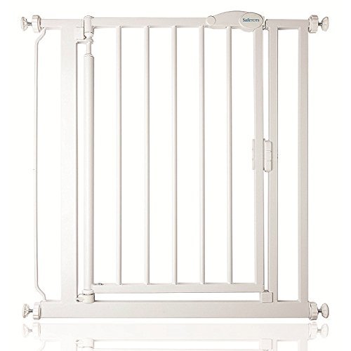 Safetots Self Closing Gate White Narrow 68.5cm-75cm
