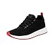 Produktbild Mode Canvas Laufschuhe Herren,ABSOAR Turnschuhe Fitnessschuhe Sportschuhe Bequeme Laufschuhe Mesh Atmungsaktiv Sommerschuhe Sneakers Joggingschuhe 38-43 (42 EU, Schwarz)