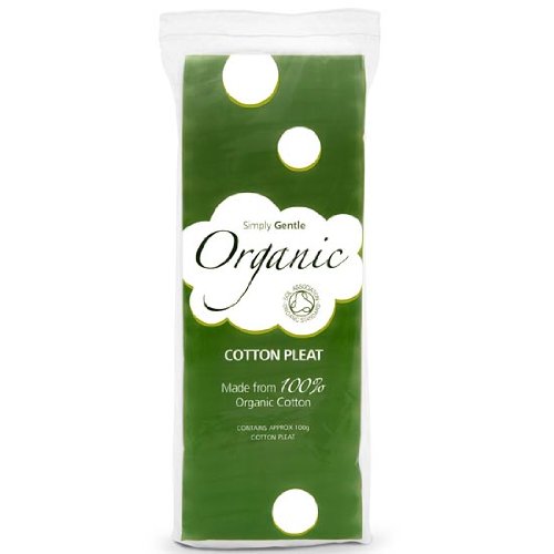 Simply Gentle Organic Cotton Pleats BULK BUY pack of 10