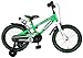 Produktbild Kawasaki 16 Zoll Kinderfahrrad Kinder Fahrrad Mädchenfahrrad Jungenfahrrad Rücktrittbremse Rad Bike mit Stützräder Grün 81629