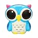 Produktbild Fuibo Entzückende Eule Squishy Langsam Steigende Cartoon Puppe Creme Duft Stress Relief Spielzeug Für Kinder und Erwachsene Spielzeug Beste Geschenk (Blau)