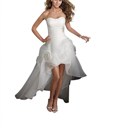 Lydiags Short Front Long Back White Long Organza Beach Bridal | Desertcart Belize Lydiags Short Front Long Back White Long Organza Beach Bridal | Desertcart Belize