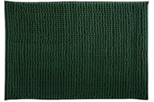 MSV ALFOMBRA DE BAÑO CHENILLE 50X80 CM VERDE OSCURO