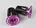 Produktbild YLLY Aluminium MTB Road Bike Lenker End Plugs Bar Endkappen, Aluminiumlegierung, Violett, 22-24 mm