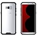 Swan Hybrid Air Case Soft Bumper and Hard Acrylic Crystal Transparent Back Cover TPU Cover Case for Samsung Galaxy S8 plus (Black) Scratch Resistant Shock Absorbing RS.699.00