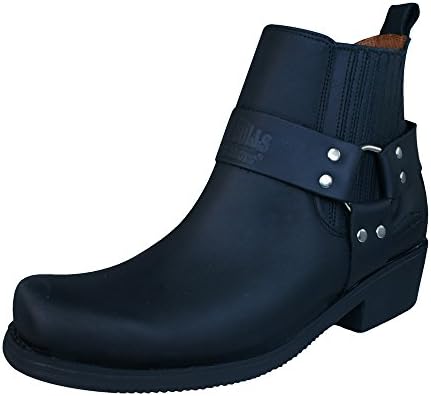 Johnny Bulls Sprinter Mens Leather Chelsea / Ankle Boots-Black-8