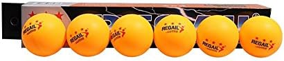 Banana Heaven 3 Star Table Tennis Balls (6 Pack) – Orange or White Pro 40 mm Average Celluloid Material Ball, yellow