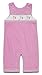 Baby Girls "Cottontail" Traditional Smocked Pink Cord Dungarees.9-12m