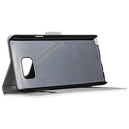 Semoss 2 in 1 Zubehör Set Retro USA American Flagge Handyhülle Leder Schutzhülle für Samsung Galaxy S7 Edge PU Wallet Leder Lederhülle Gliter Ledertasche Magnetverschluss Magnetic Bookstyle Multi-Function Protektiv Tasche Hülle Schutz Etui Schale Schutzhüllen mit Displayschutzfolie - 4