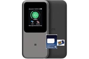 THETECHNOLOGYDOCTORS ZTE MU5120 5G Mobile WiFi6 Device with O2 5G Data SIM Card Bundle