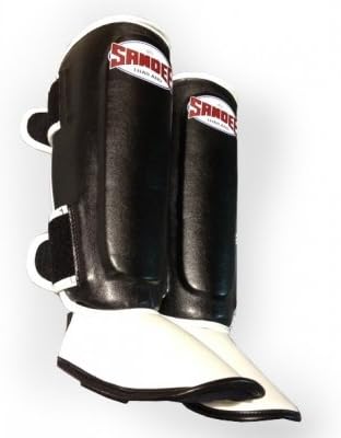 Sandee Muay Thai Shin Guards Small - Black