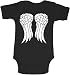 Daryl Dixon Jacket Inspired Back Print Angel Wings Walking Dead Parody Baby Bodysuit Babygrow Vest