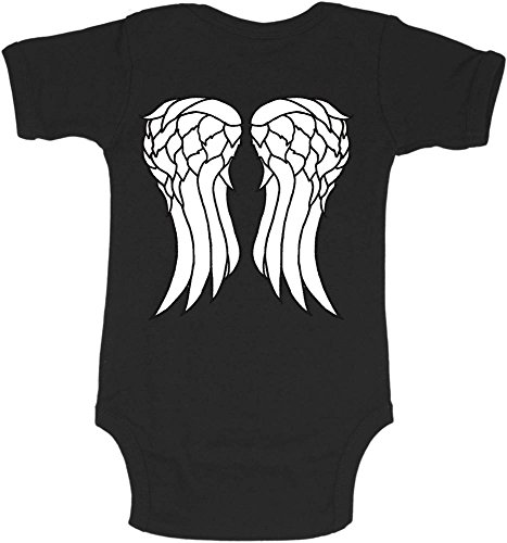 Daryl Dixon Jacket Inspired Back Print Angel Wings Walking Dead Parody Baby Bodysuit Babygrow Vest