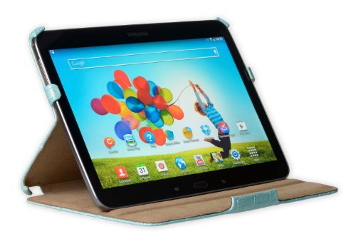 Die original GeckoCovers Samsung Galaxy Tab 3 10,1 Hülle Case Cover Tasche mit Aufsteller – Slimfithülle – Mit original Gecko Applikation und Stand – und Präsentationsfunktion / Slimfit Design / Click-In System - 3