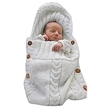 Neugeborenes Baby Gestrickt Wickeln Swaddle Decke Schlafsack für 0-12 Monat Baby - 3