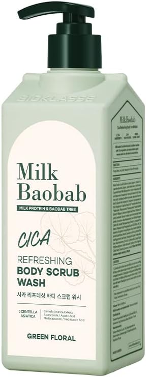 Milk Baobab Hassas Cildi Nemle Rahatlatan Cica’lı Peeling Duş Jeli Cica Refreshing Body Scrub Wash