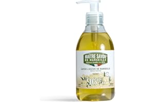 MAITRE SAVON DE MARSEILLE Maître Savon de Marseille - Jabón Líquido de Marsella Natural - 300ml - Limpiador Suave - 96% de Ingredientes Naturales