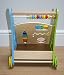 Wooden Baby Walker with activity center and bricks