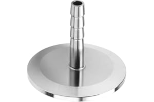 Othmro 55 mm Tri-Klemme auf 8 mm Schlauch, Widerhaken-Adapter, SUS304, Sanitär-Schlauchverschraubung (0,31 Zoll Widerhakenschlauch)