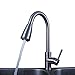 Produktbild lieras Küchenarmaturen Moderne Edelstahl Hebel One Loch Pull Down Spritze Pull Out Küchenarmatur, Monoblock aus gebürstetem Stahl Bar Mischbatterie Wasserhähne