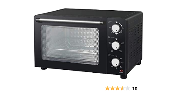 Melchioni , ENJOY, Forno Elettrico 31 LT da 1500W con 3 modalità di  cottura, Forno elettrico ventilato con timer da 60 minuti, luce interna e  temperatura fino a 230° C : Amazon.it: Casa e cucina
