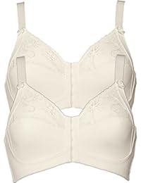 Naturana - Sujetadores Cierre Delantero para Mujer 5260 (Pack de 2)