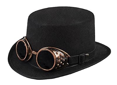 Boland 54500 Chapeau Steam Goggles, One Size