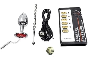 Estimerad chock set, uretral plug, anal plug 1 erotisk kub, elektrisk stimulering, puls terapi, orgasm, onani bondage slips tortyr bdsm sm sex leksak,S