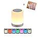 Produktbild Jspoir Melodiz Musical Nachtlicht Kinderlampe Bluetooth Tischlampe LED Nachtlicht Wiederaufladbare Wireless USB Warmweiß & 7 Farbe Nachttischlampe Touch Für Camping Licht