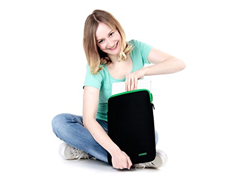 COOL BANANAS ShockProof MacBook Air 11 Zoll Hülle | Sleeve | Laptop-tasche mit strapazierfähigem Nylon | höchster Schutz durch Memory-Foam-Kern | leicht zu reinigen | wasserabweisend | Farbe Blau - 5