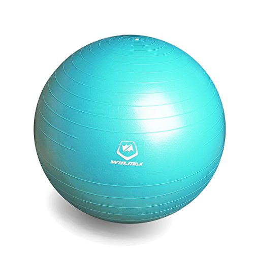 Gymnastikball 75 cm PVC Fitness pregancy gebären Anti-Burst Gymnastikbälle mit Fuß Pumpe - 2