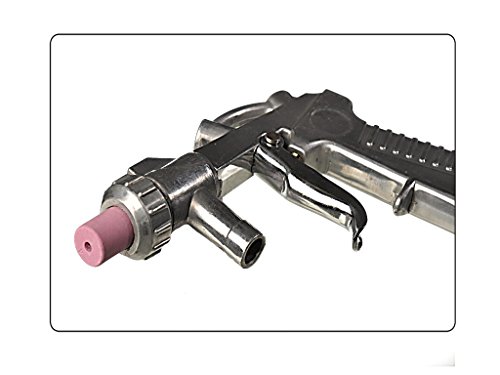 Sandstrahlpistole mit 4 Aufsätzen für Strahlkabinen SBC-90 / 220 / 350 / P1 - 3