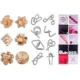 ★Juegos de Habilidad para Niños, Adultos. Buena idea de regalo: 14 rompecabezas en caja para el calendario de Adviento, Navidad, etc