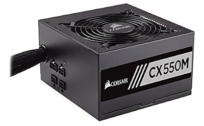 Corsair CP-9020102-EU CX Series CX550M ATX/EPS Modulaire 80 Plus Bronze 550W Alimentation PC EU