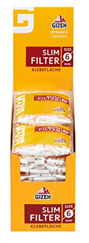 Gizeh Slim Filter 6mm mit Klebefläche 50x 120 (6000) - 2