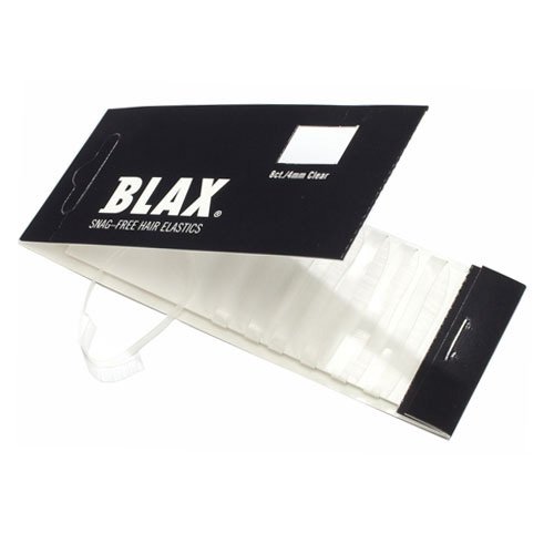 Blax 4 mm Ponytail Holders - Clear