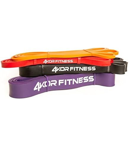 4KOR Fitness Pull-Up Assist Band – Heavy Duty Red Resistance Band (15-35 Lbs) For CrossFit, Home Workouts