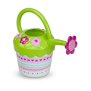 Melissa and Doug Sunny Patch Pretty Petals Watering Can Toy, Multi Color