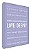 Feel Good Art Gallery Wrapped Modern Box Canvas with Solid Front Panel (30 x 20 x 4 cm, Lilac, Love Deeply Design)