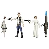 Star Wars Actionfiguren Set Princess Leia & Han Solo Episode IV Figurenset Star Wars The Force Awakens 2015 von Hasbro / Disney