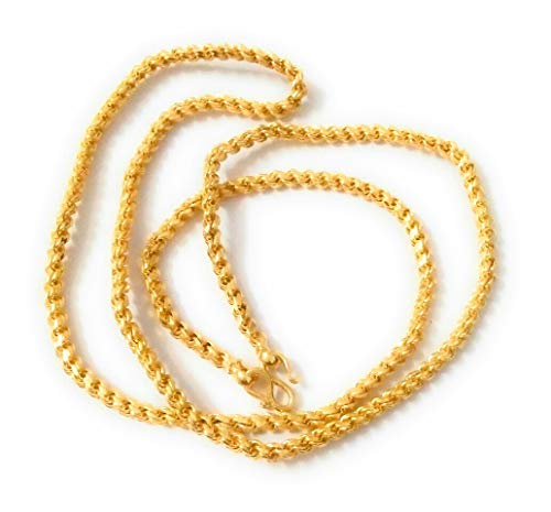 Gold Plated Rope Chain for Women 