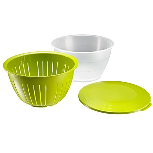 Westmark 2418227A 3er Set Olympia, Kunststoff, apfelgrün, 26.3 x 25.5 x 14.7 cm