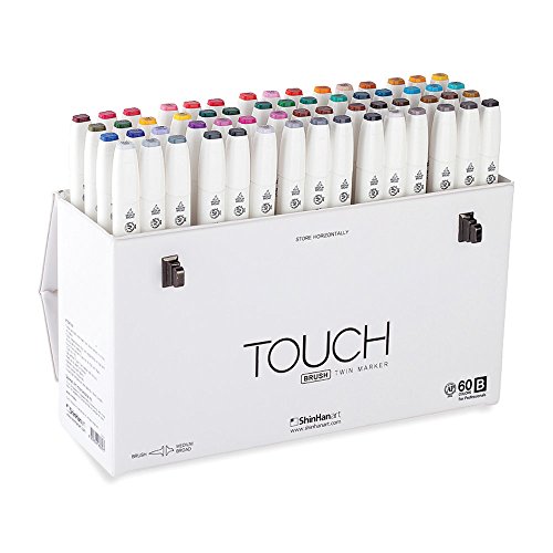 Touch Twin Brush Markers 60 Set B